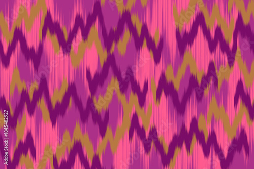 Uzbekistan ikat pattern. Uzbekistan ikat abstract ethnic design. Uzbekistan pattern design for background, wallpaper, textile, art, clothing, wrapping paper, Uzbek style, Uzbek fabric