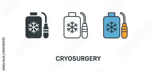 cryosurgery cold pack and cryoprobe comfort and precision