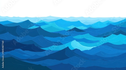 blue mountains background