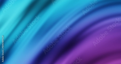 Soft abstract motion background with smooth flowing gradients in blue, turquoise, and purple tones