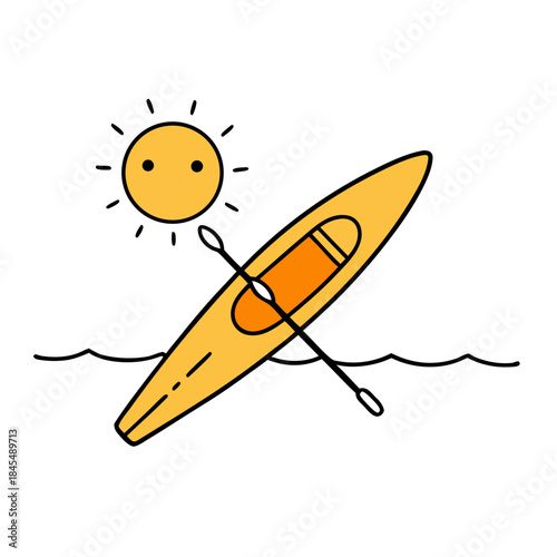 space rocket cartoon kayak