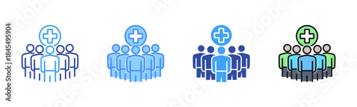 Public Health Icon, Multi Styles Icon Set
