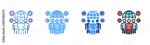 Epidemiology Icon, Multi Styles Icon Set