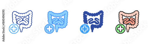 Gastroenterology Icon, Multi Styles Icon Set