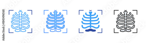 Radiology Icon, Multi Styles Icon Set