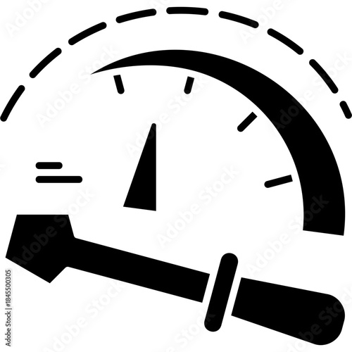 Glyph Solid Fast Repair Icon