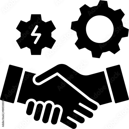 Glyph Solid Instant Help Icon