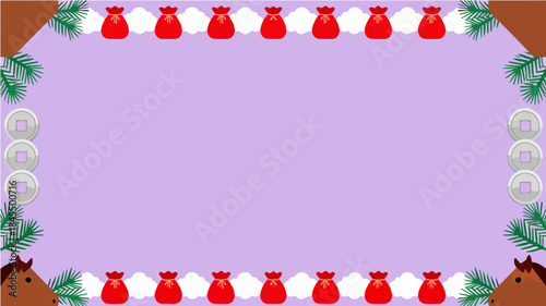 Background of the Year of the Horse Poster