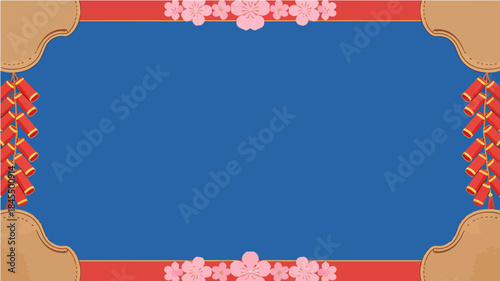 Background of the Year of the Horse Poster