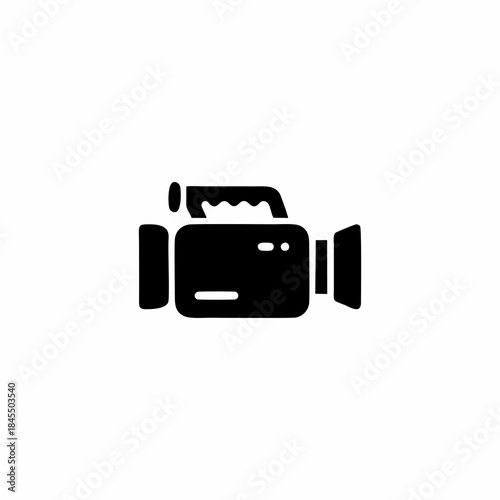 video camera vector silhouette