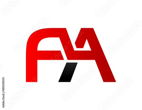 fa logo,fa monogram logo,fa icon logo,fa letter logo,fa initial logo