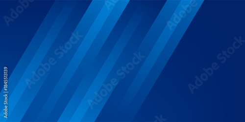 Abstract blue background with glowing geometric lines. Modern blue gradient square shape design. Futuristic technology concept. Suit for brochure,