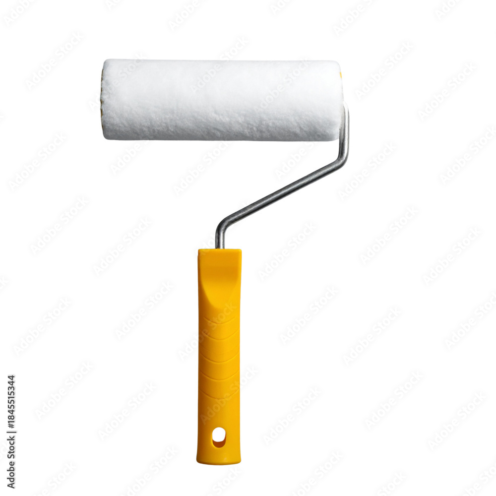 Obraz premium Paint roller on a white background