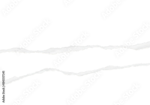 Torn paper edge effect isolated on transparent background