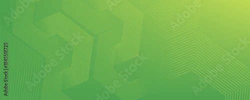 Abstract green hexagon background. hexagon shapes composition. Vector illustration simple art