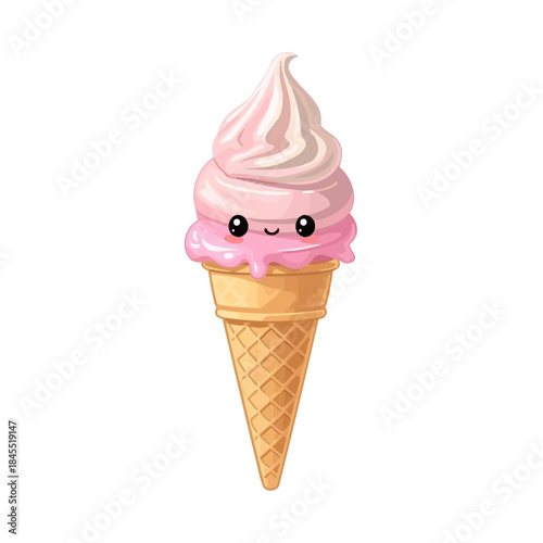 Cute Delicious Ice Cream Design Very Cool