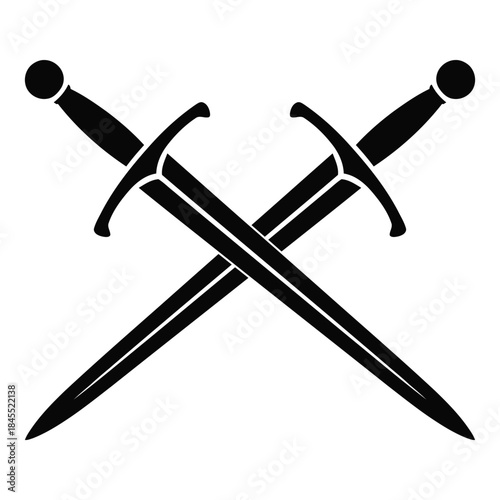 two crossed swords