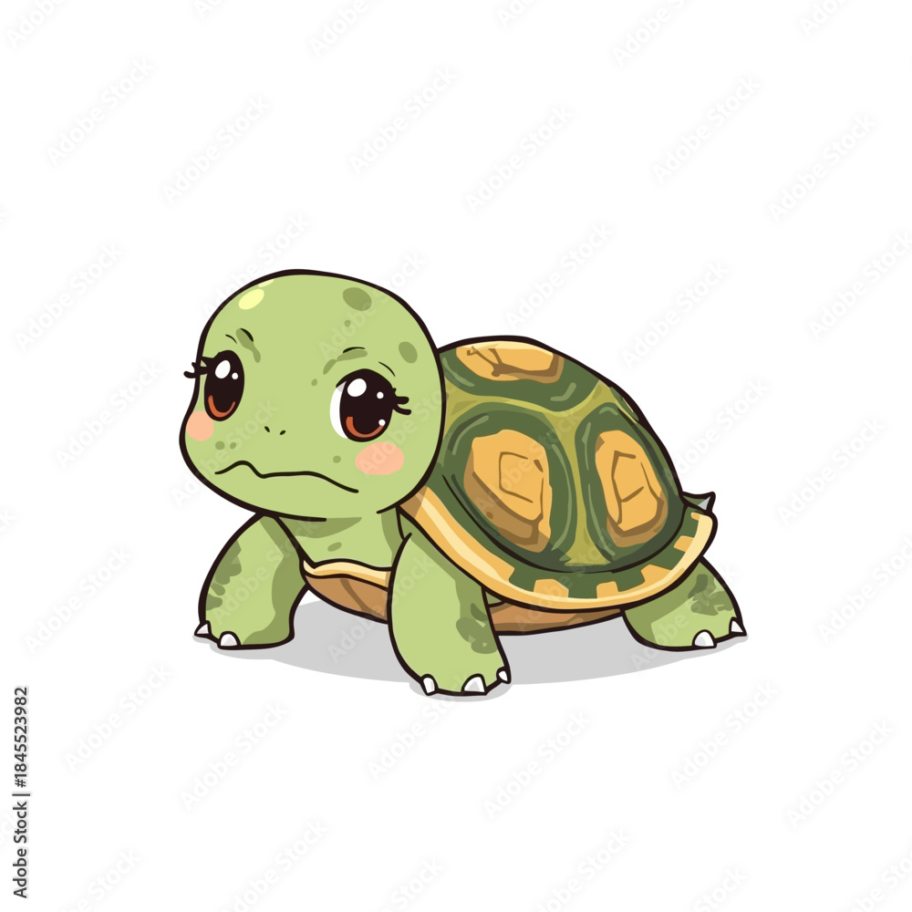 Fototapeta premium Cute Turtle Cartoon Very Cool