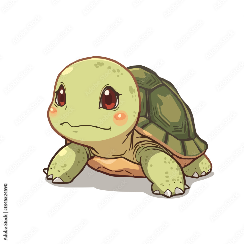 Fototapeta premium Cute Turtle Cartoon Very Cool