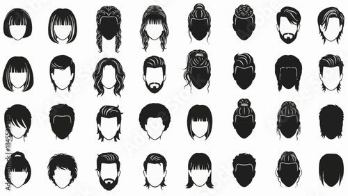 Collection of Diverse Hairstyles for Men and Women.