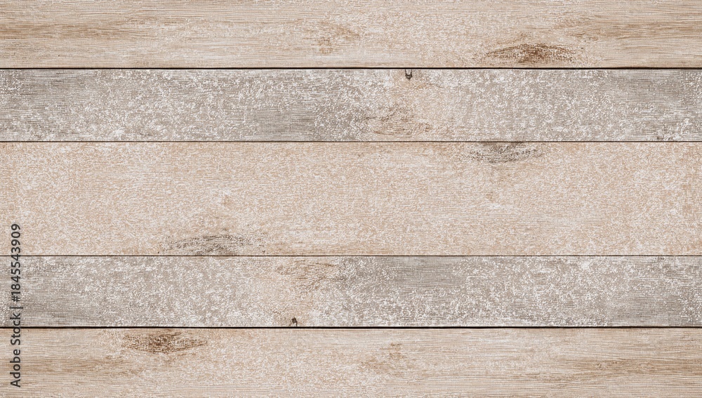 Naklejka premium Showing weathered horizontal wooden planks covering rustic wall paneling, with wood grain and knots