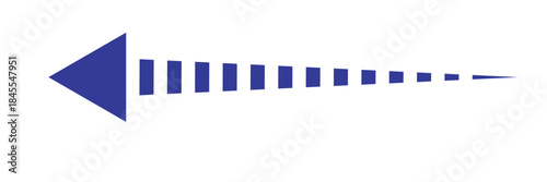 Horizontal long straight arrow signs. Black pointer, direction, position symbol and double arrow icon isolated on white background. Vector Illustration