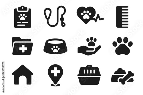Folder vector transparency icons symbol pet thickness marker care geometric sterile icon