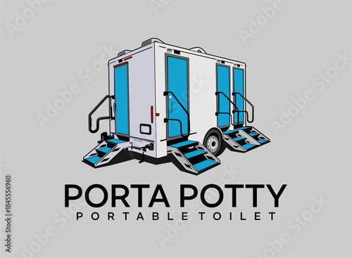 porta potty vector designs.eps