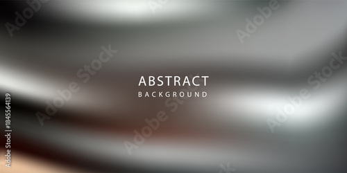 Futuristic liquid wave design with smooth metallic curves and glowing orange elements on a dark abstract background.