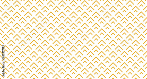 Geometric luxury gold seamless pattern, elegant design with line arrows