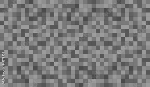 Pixel censorship blur, privacy hidden content, censor mosaic background texture, pixels geometric rectangle, black gray censor bar - vector