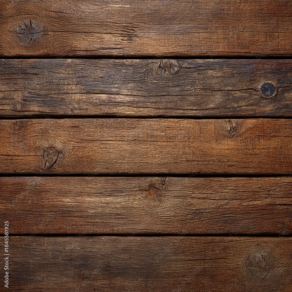 Naklejka premium Rustic wood panel background with brown pattern ideal for interior design natural environment close-up view