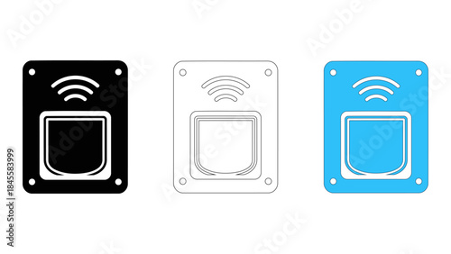 Smart pet door with automatic access control and wireless connectivity for modern homes