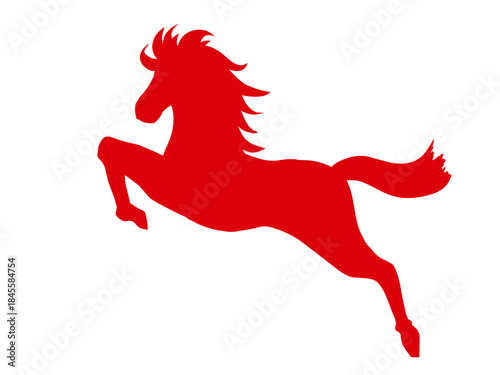  馬, 年賀状, 和風, 和柄, 新年, 動物, クリスマス, うま, ベクター, イラスト