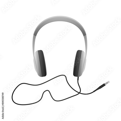 Headphones with audio cable