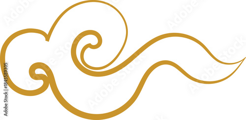 Chinese Cloud Line Art Decorative Ornament