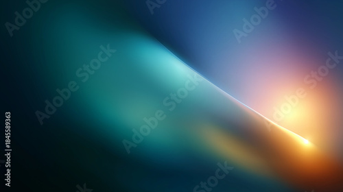 Cosmic Ray of Light: An abstract portrayal of a luminous streak of energy traversing a dark canvas, evocative of cosmic phenomena and ethereal beauty. 