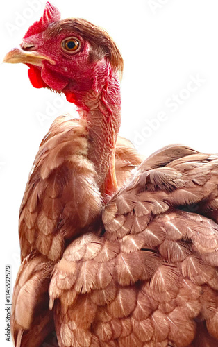 Real Chicken Isolated on Transparent Background (PNG)