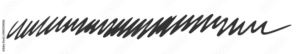 Obraz premium Scribble element symbolized intense emotion