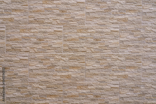 Beige Stacked Tile Wall Texture