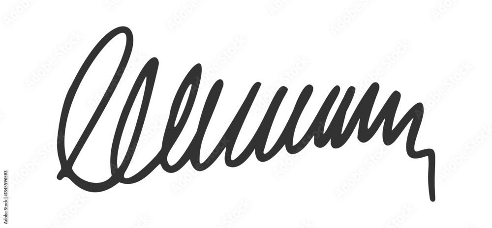 Obraz premium Beautifully drawn hand lines scribble
