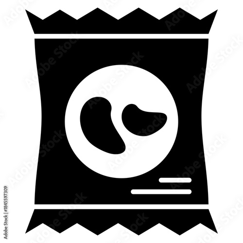 snacks glyph icon