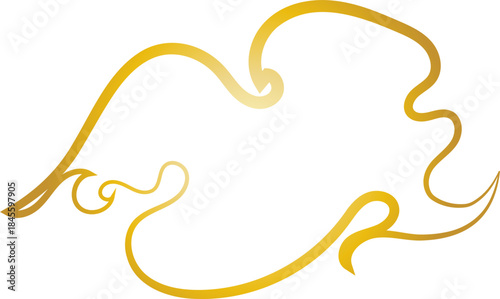 Chinese Cloud Line Art Decorative Ornament