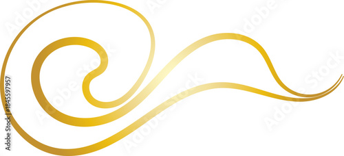 Chinese Cloud Line Art Decorative Ornament