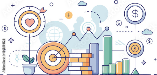 Budget Planning Finance Vector Illustration
