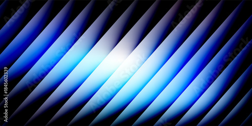 Blue shades pink abstract blurred gradient mesh with light lines vector background