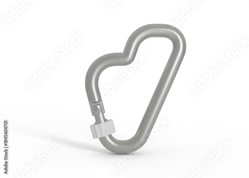 Metal Carabiner Hook Mockup