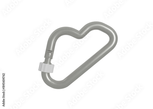 Industrial Carabiner Hook Mockup for Product Display