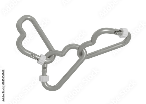 Industrial Carabiner Hook Mockup