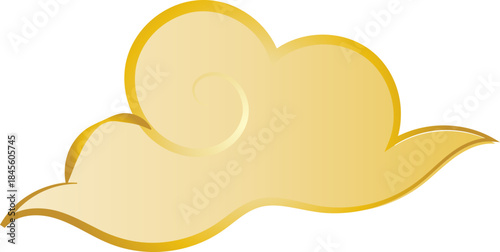 Chinese Cloud Line Art Decorative Ornament